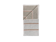 Towel - 100% cotton - Zone Denmark Sauna - Soft Grey